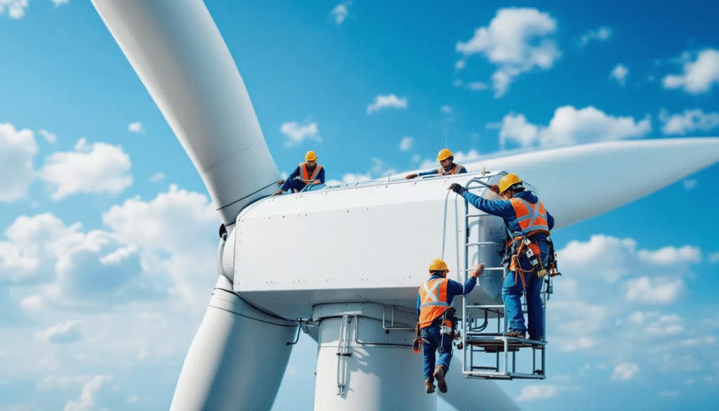 Wind Turbine Maintenance and Efficiency