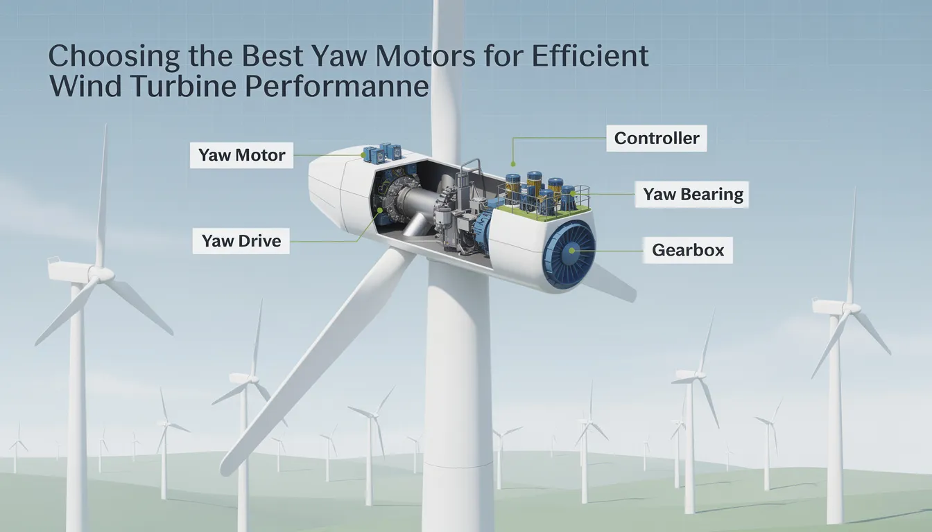 Choosing the Best Yaw Motors for Efficient Wind Turbine Performance