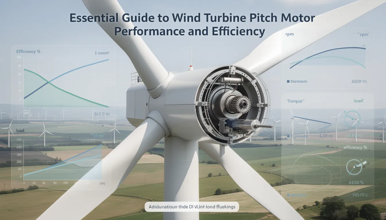 Essential Guide to Wind Turbine Pitch Motor Performance and Efficiency
